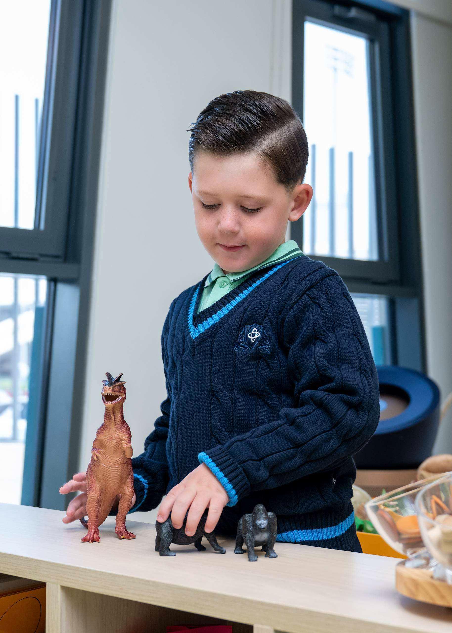 Students arriving on campus through a cared-for school journey