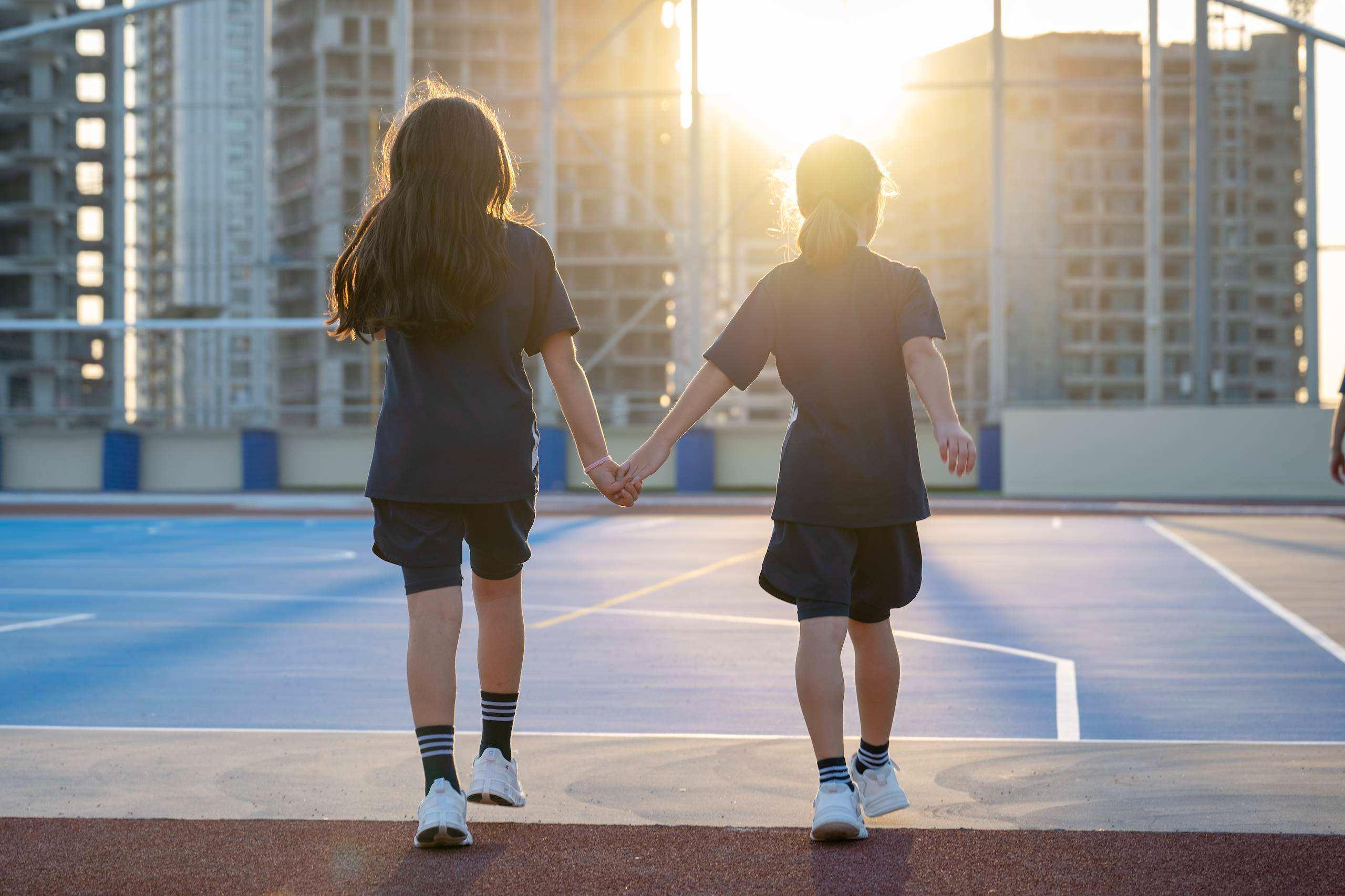 A parent and child moment of connection in the SRI community
