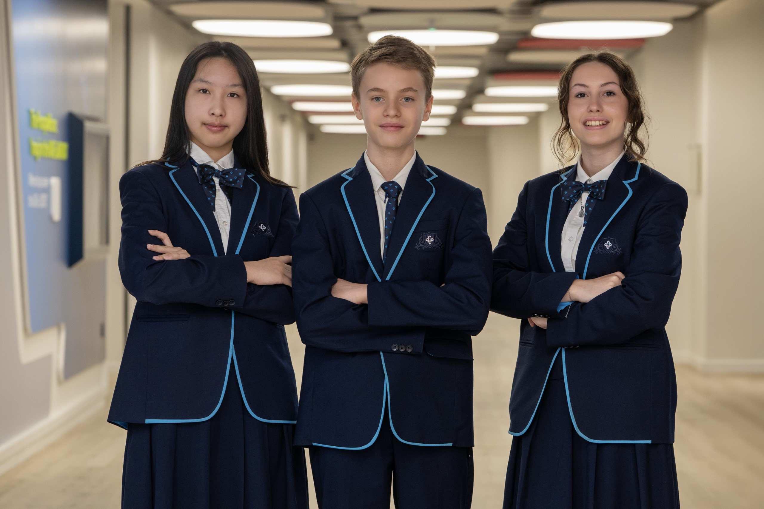 Students in SRI school wear on campus